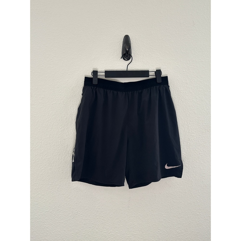 Nike Running Shorts Mens Large Black Dri-FIT Reflective Athletic Liner